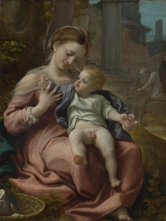 Madonna of the Basket by Antonio da Correggio