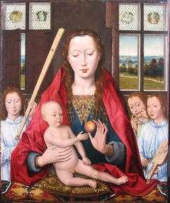 Madonna with Angels making Music by Anonymous