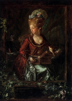 María de las Nieves Micaela Fourdinier, the Painter's Wife by Luis Paret y Alcázar