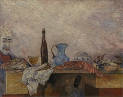 Mask and Crustaceans by James Ensor