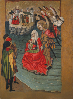 Miracle of Mont Saint-Michel by Jaume Huguet