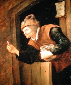 Miser with Coin in Hand by Jan Steen