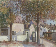 Moret-sur-Loing (Rue des Fossés) by Alfred Sisley