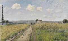 Morning in June, Saint-Ouen-l'Aumône by Camille Pissarro