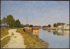 Morning on the Loing at Moret by William Lamb Picknell