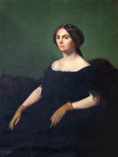 Musée Ingres-Bourdelle - Portrait de la comtesse de Goyon, 1853 - Hippolyte Flandrin by Hippolyte Flandrin