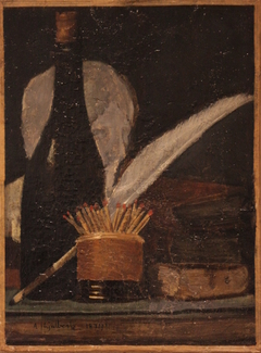 Nature morte aux allumettes by Jean Antoine Injalbert