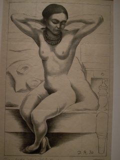 Nude of Frida Kahlo by Diego Rivera