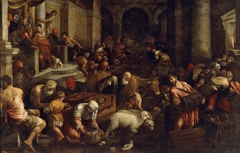 Offering by Orestes and Pylades (San Ildefonso Group) by Jacopo Bassano