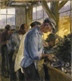 Oyster Shuckers by Catherine M Howell