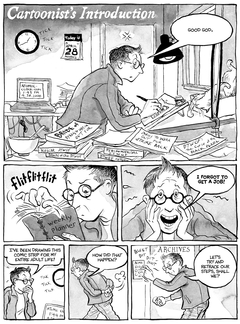 Page 1 from The Essential Dykes to Watch Out For by Alison Bechdel