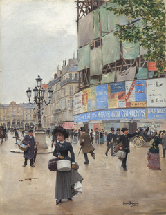 Paris, rue du Havre by Jean Béraud