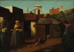 Patio porteño en 1850 by Prilidiano Pueyrredón