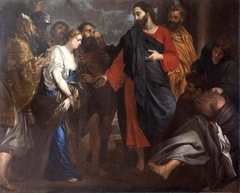 Pharisees bring a woman accused of adultery before Christ (John 8:2-11) by Anthony van Dyck