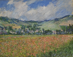 Poppy Field. Around Giverny by Claude Monet