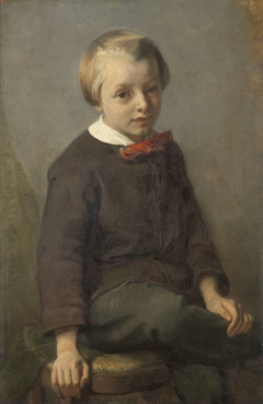 Portrait of a Boy by August Allebé