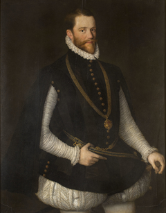 Portrait of a Gentleman of the order of Saint James by Antonis Mor