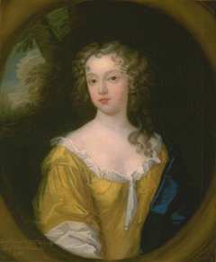 Portrait of a lady, thought to be Dionesse Cullum, wife of Robert Colman by Herman Verelst