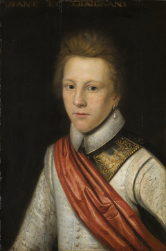 Portrait of a youth by attributed to Cornelius Johnson