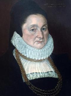 Portrait of Alice Judde (c. 1532-1593), wife of Thomas Smythe by Cornelis Ketel