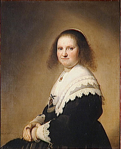 Portrait of Anna van Schoonhoven by Johannes Cornelisz Verspronck