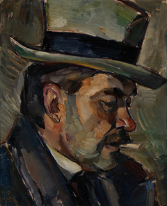 Portrait of artist Karnakoski by Ilmari Aalto