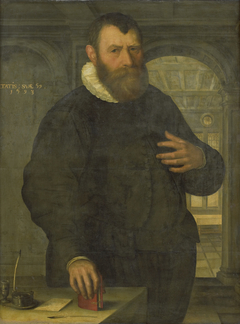 Portrait of Bartholomeus van der Wiere (1534-1603) by Jan Claesz