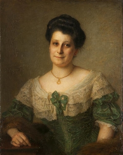 Portrait of Dina Emma Adriana Henriette Hijmans van Wadenoyen (1893-1932) by Jan Veth