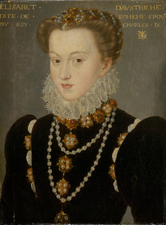 Portrait of Elizabeth of Austria, Wife of King Charles IX of France by Anonymous