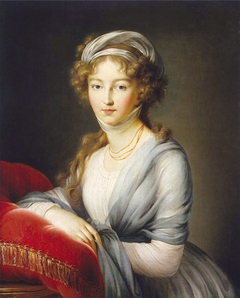 portrait of Empress Elisabeth Alexeievna of Russia by Elisabeth Louise Vigée Le Brun