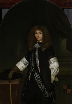 Portrait of Jacob de Graeff (1642-90), in the uniform of an officer by Gerard ter Borch