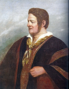 Portrait of Juan Manuel de Rosas by Raymond Monvoisin