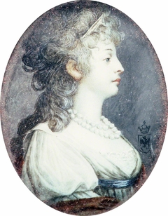 Portrait of Lady in a Pale Green Dress by Unknown Artist