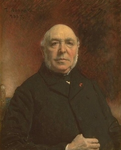 Portrait of M. Delarue, architect by Léon Bonnat