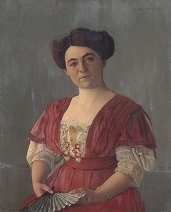 Portrait of Mme Haasen by Félix Vallotton