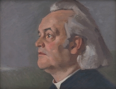 Portrait of Msgr. Alojz Kolíska by Milan Thomka Mitrovský