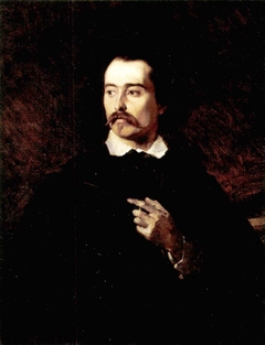 Portrait of Painter József Borsos by August von Pettenkofen