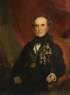 Portrait Of Sir Edward Thomason ( 1769-1849 ) by Samuel Colman