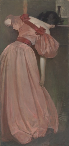 Portrait Study in Pink by John White Alexander