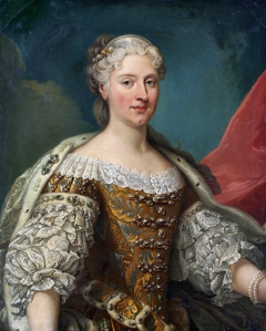 Porträt der Catherine Opalińska. by Unknown Artist