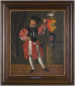 Portret van Bartolt Entens van Mentheda by anonymous painter