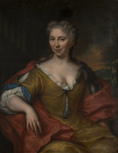 Portret van Catherina Johanna Braets, geb. Van den Santheuvel by Mattheus Verheyden