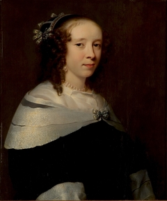 Portret van een jonge vrouw by Arnold van Ravesteyn