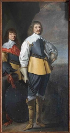 Portret van Johan Maurits en broer Johan Ernst by Gerard van Honthorst