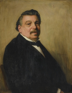 Portret van Michael Jacobus Marres (1826-1898), wethouder te Maastricht 1898-1919 by Henri Goovaerts