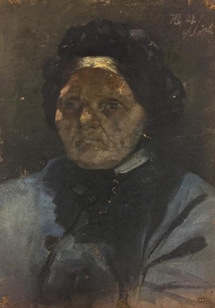 Portret van oude dame by Henri Goovaerts