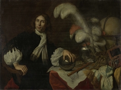 Posthumus Portrait of Augustus Stellingwerff, Admiral of the Friesland Admiralty, Killed by a Cannonball at the Battle of Lowestoft in 1665 by Lodewijk van der Helst