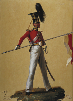 [Private] Joseph Bednal (1802-33), 12th (The Prince of Wales's) Royal Lancers by Alexandre-Jean Dubois-Drahonet