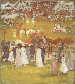 Race Track by Maurice Prendergast