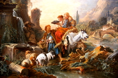 Rast am Brunnen by François Boucher